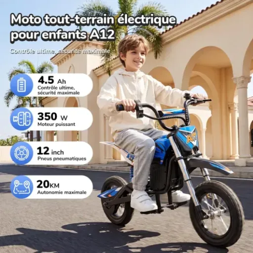 Test Moto Électrique Enfant iScooter 350W : la mini cross qui amuse vraiment les gosses