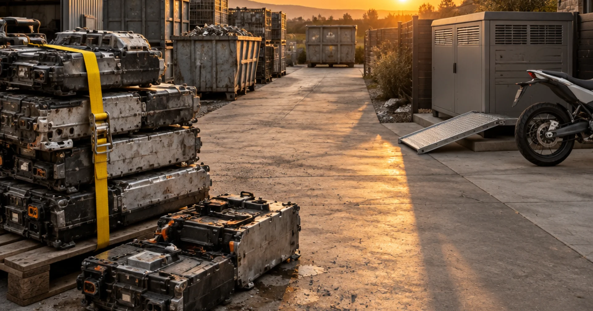 Batterie de moto électrique en fin de course : recyclage, stockage domestique ou déchetterie