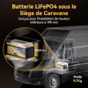 Test Power Queen 12V 100Ah H190 Bluetooth : la batterie LiFePO4 qui se glisse sous le siège et qu’on surveille au smartphone