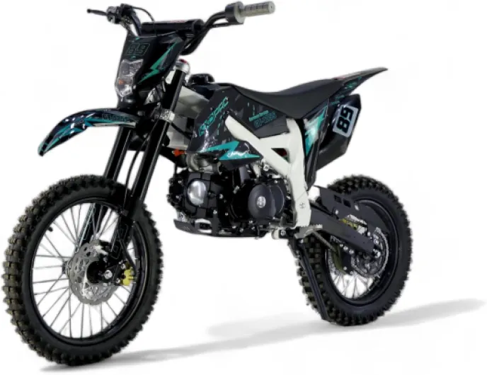 KXD 612 E+K 125ccm 17/14" 4T Dirtbike Crossbike Pocketbike blau