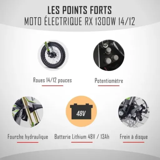 Test Moto Enfant Électrique ORION 1300W : la petite cross qui envoie mais demande un peu de bricolage