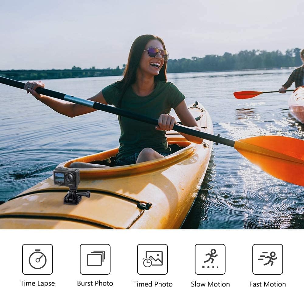 AKASO Brave 7 LE Action Camera, IPX7 Waterproof Navitve 4K 20MP WiFi Sports Camera with Touch Screen, EIS 2.0 Remote Control Underwater 40M Cam with 2X 1350mAh Batteries