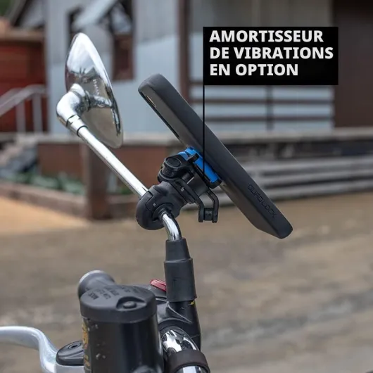 Rétroviseur pour Moto/Scooter Support Téléphone pour iPhone, Galaxy, Pixel Et Adaptateurs Universels Mirror Mount