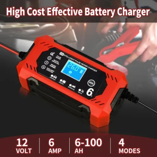 Test Chargeur Batterie 12V 6A YIIFELL : petit, pas cher, et il fait clairement le job