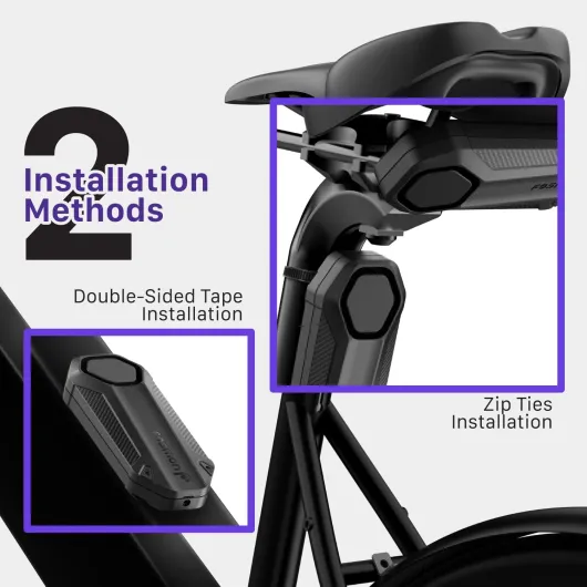 Fosmon – Alarme Antivol Moto/Vélo avec Télécommande – Étanche, Sirène 113 dB, Piles Incluses – Pour Moto, Vélo, Scooter & Vélo Électrique batterie