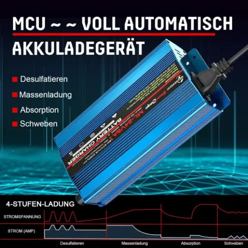 Test Chargeur Automatique Intelligent 24V 8A : un chargeur costaud mais bruyant pour fauteuil roulant et scooter