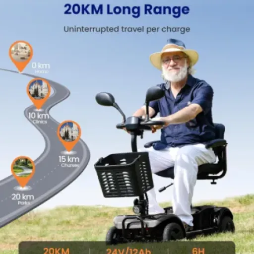 Test VOCIC D42 : le scooter de mobilité pliable qui mise sur le confort et la stabilité