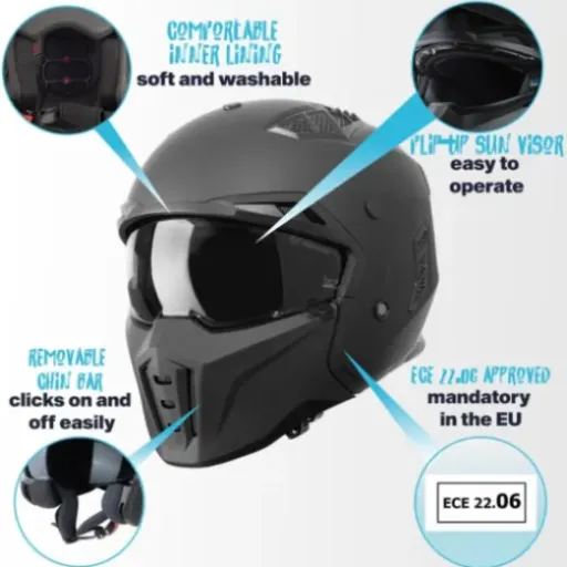 Test VINZ Kioto Shuto : le casque jet streetfighter pas cher qui fait le job au quotidien
