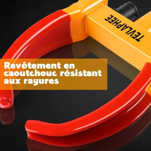 Test Tevlaphee Antivol Voiture Sabot Roue : le gros sabot bien voyant qui calme les voleurs pressés