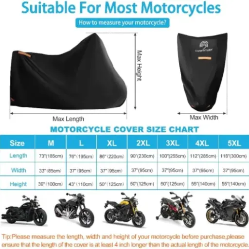 Test housse moto CONFUTURY 600D 2XL : la bâche costaud qui fait (presque) tout le taf
