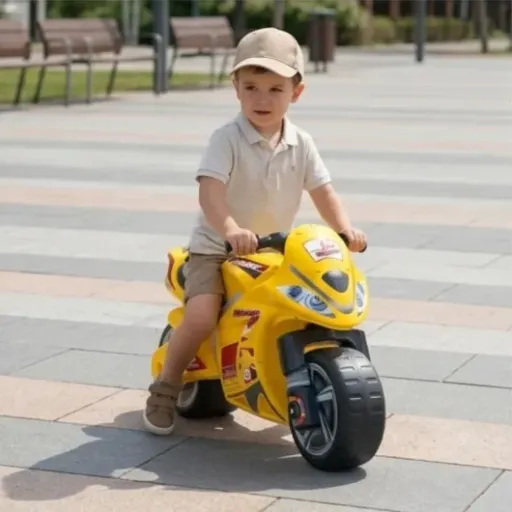 Test INJUSA Winner XL Citronier : la moto porteur pour les enfants qui ont déjà dépassé les petits jouets bébé