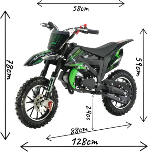 KXD 701/706/708 Blitzer 49cc Enfant 2 Temps 45km/h Dirt Bike Dirtbike CrossBike pocket Pitbike Pocket kids Dirt Cross Motor MOTO Vélo Véhicule enfant (orange, KXD 706A 49ccm 2T) orange KXD 706A 49ccm 2Temps "Pro 88"