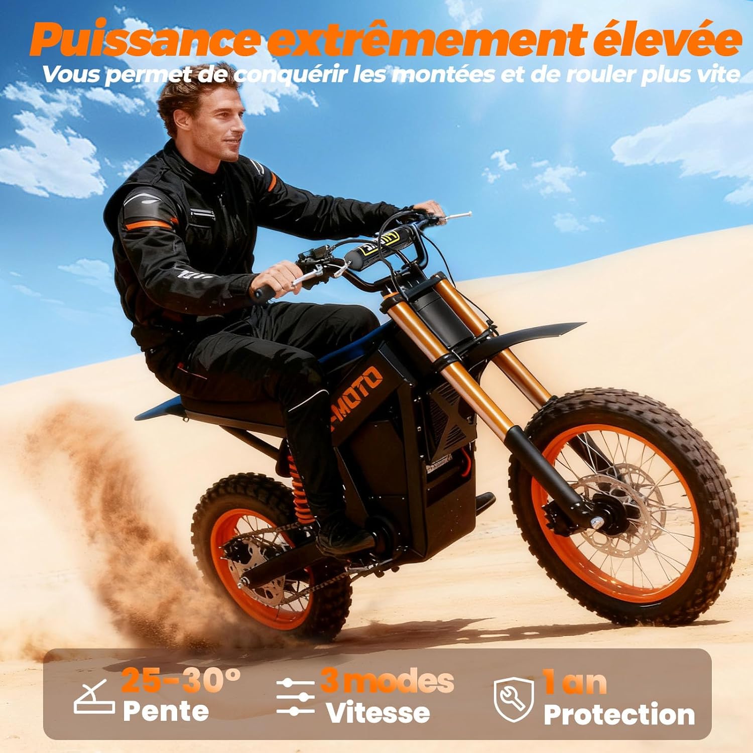 Vélo Électrique Adulte Ados- Ebike 14"/12" VTT Tout-Terrain, 48V 20.8Ah Batterie,Autonomie 45-55km Électriques,Suspension Hydraulique,Double Disque E-Bike,3 Speed Modes Hommes Vélo électrique