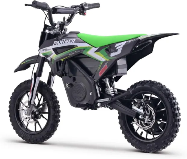 Moto électrique Tout-Terrain pour Enfants Beneo Motors Panther Verte – 550W