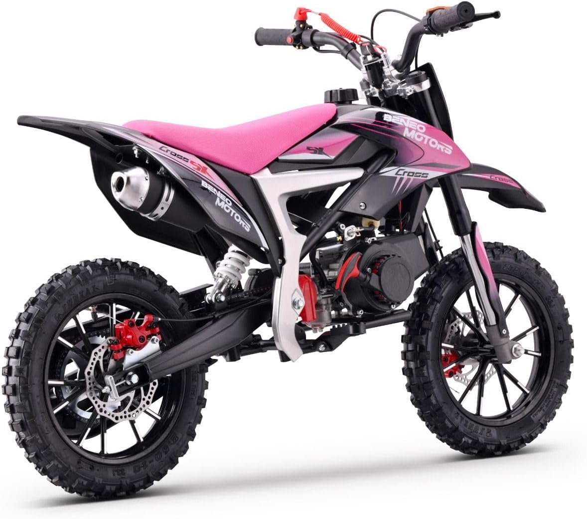 Moto-cross pour Enfants Beneo Motors CROSS SX Rose - 50cc