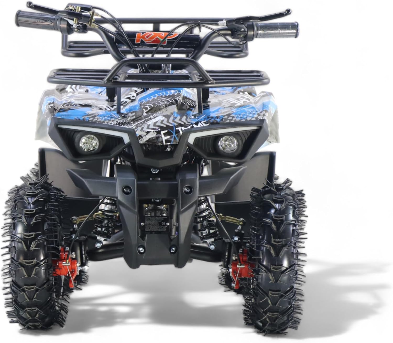 KXD ATV M2/M8 1000 W 36 V Quad électrique 25 km/h 6" Mini Pocket Quad électrique pour enfant Funsport véhicule électrique tout-terrain Enduro (bleu grafity bleu, KXD ATV M8, 1000 W, 25 km/h, 36 V