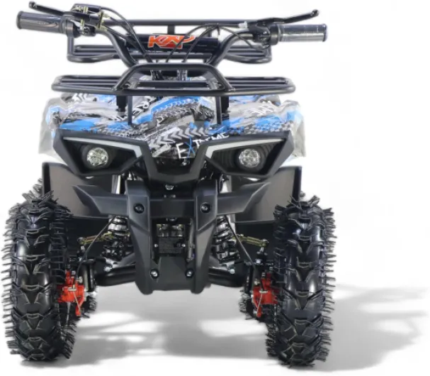 KXD ATV M2/M8 1000 W 36 V Quad électrique 25 km/h 6" Mini Pocket Quad électrique pour enfant Funsport véhicule électrique tout-terrain Enduro (bleu grafity bleu, KXD ATV M8, 1000 W, 25 km/h, 36 V