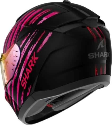 , Casque Moto intégral RIDILL 2 ASSYA Noir / Rose KVV, M