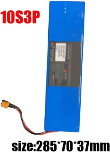 Ebike Batterie 36V 7.8Ah, Batterie de vélo électrique 36V 7.8Ah Haute Puissance avec Chargeur Replacement Battery Pack for Motor 100W 200W 350W 500W 750W 800W Moteu 36V 7.8Ah XT60