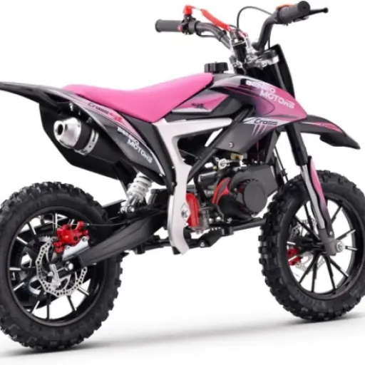 Test Moto-cross Enfants Beneo Motors CROSS SX Rose 50cc : la petite bécane qui initie bien les kids au tout-terrain