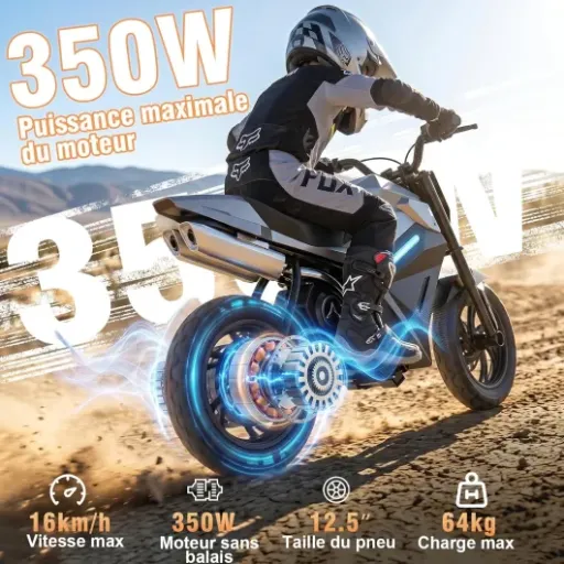 Test Moto Électrique Enfant TODIMART 350W : la mini-moto qui fait vraiment comme les grands
