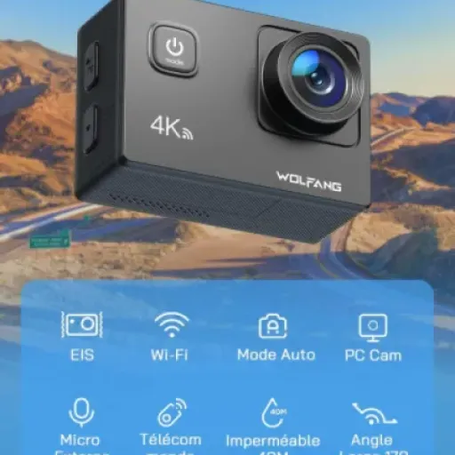 Test WOLFANG GA100 4K : la petite caméra sport qui fait le job sans exploser le budget