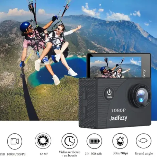 Test Camera Sport 1080P FHD A01 (Jadfezy) : la petite action cam pas chère qui fait le job… avec des limites