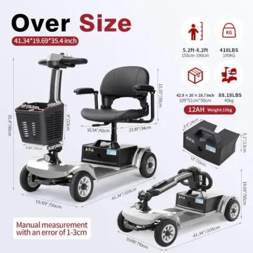 Test Scooter électrique pour Seniors Unificare : un vrai coup de pouce pour les déplacements du quotidien