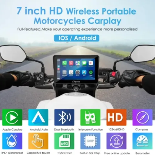 Test Carpuride W702 Pro Moto : enfin un vrai CarPlay sur la moto sans se prendre la tête