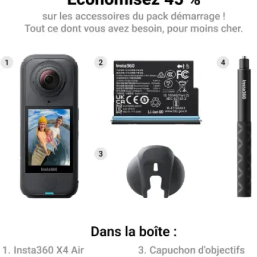 Test Insta360 X4 Air Pack démarrage : la 360 qui donne enfin des plans « drone » sans se prendre la tête