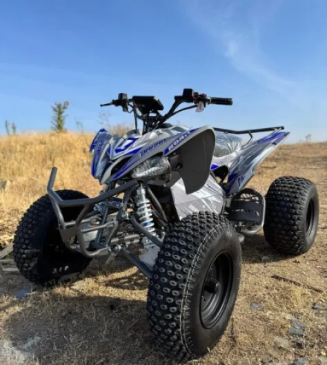 Quad électrique 1500 Dakar Roan R8 Brushless, bleu