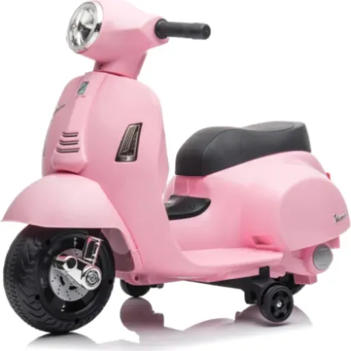 Test Vespa Electrique Enfant 6V Sun Baby : la petite moto rose qui fait le job pour les tout-petits