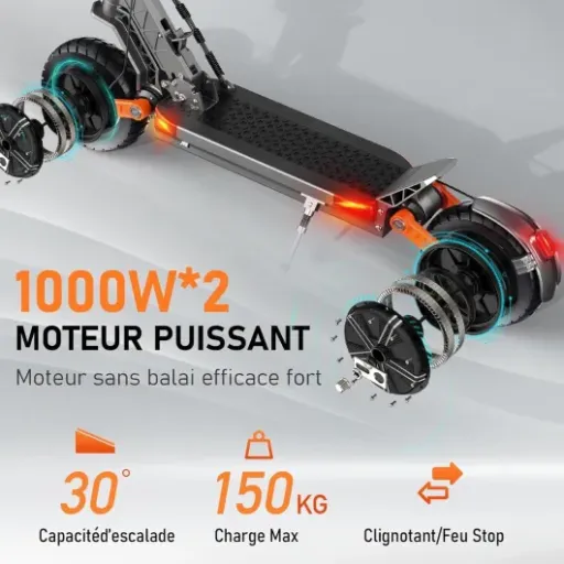 Test JOYOR S10S-Z : une trottinette puissante pour trajets sérieux (mais pas légère du tout)