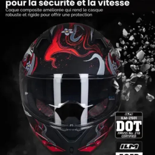 Test ILM Z501 Armor Red : un intégral complet et sérieux sans exploser le budget