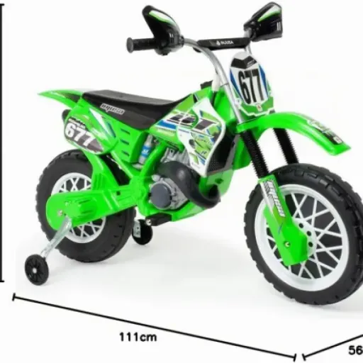 Test Moto Électrique Cross INJUSA 6V : la petite moto qui initie les kids au deux-roues sans stress