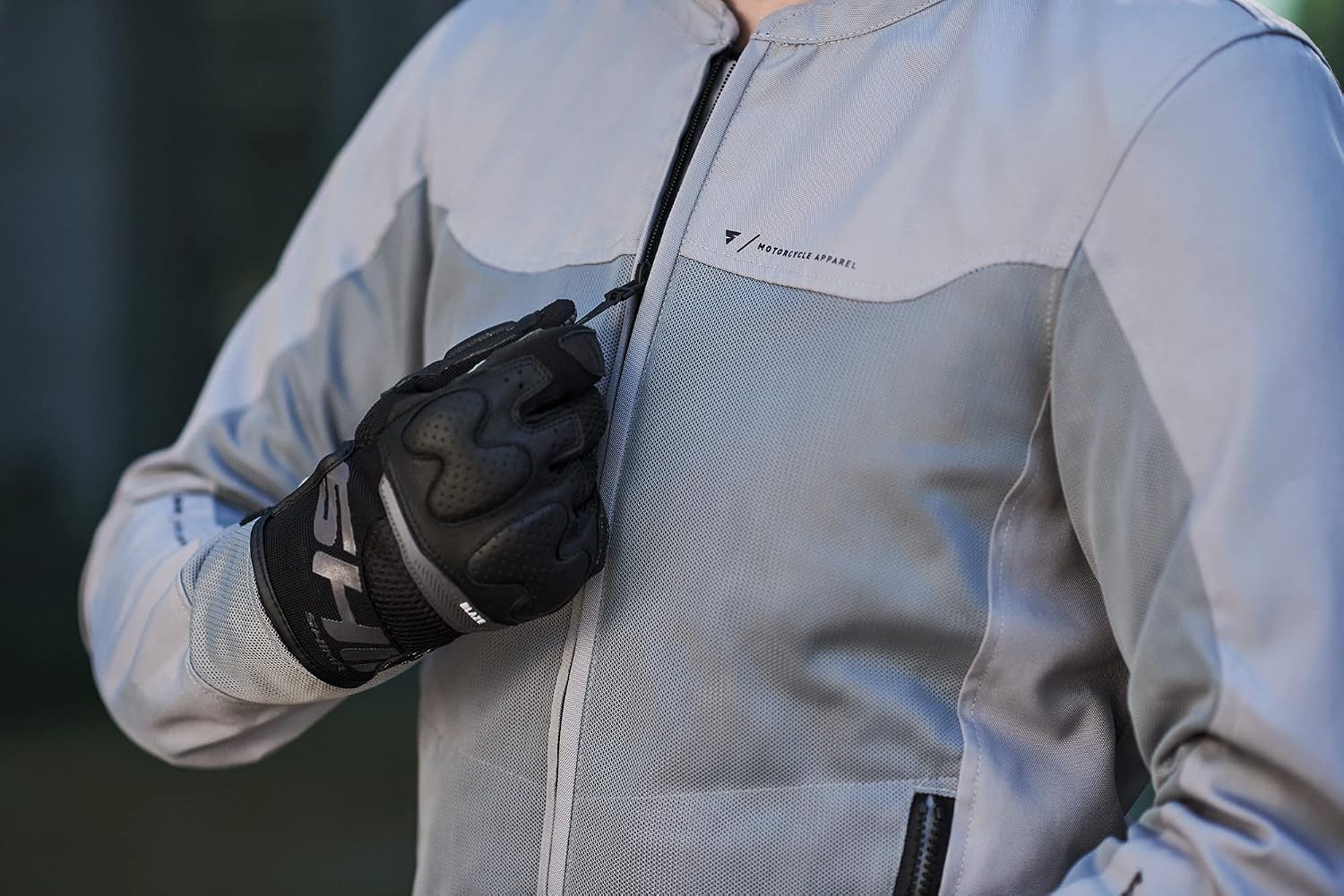 Openair Jacket Men Veste de moto Homme XL Gris