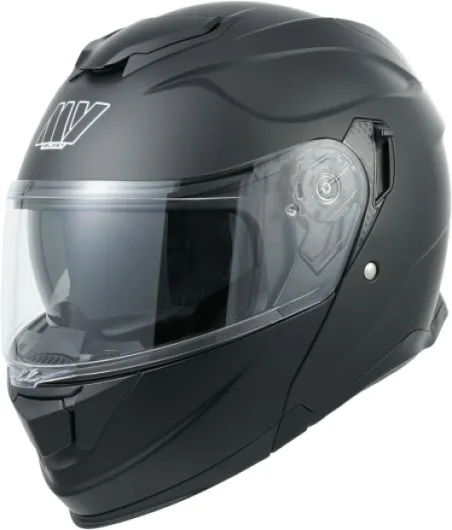Casque Moto Modulable Intégral 935,Homologué ECE 22.06 avec Double Visière pour Les Homme Femme M(57-58cm) Noir Mat